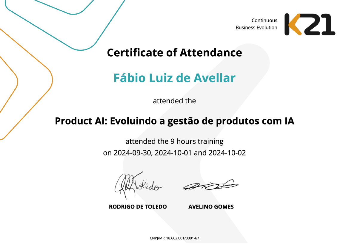 Certificado K21